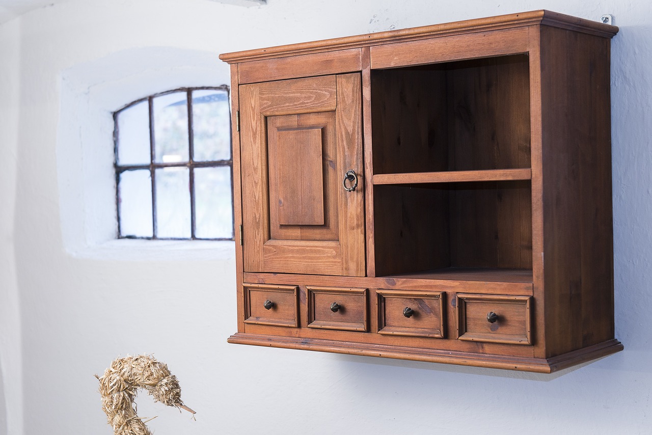 Wooden Tall Cabinet