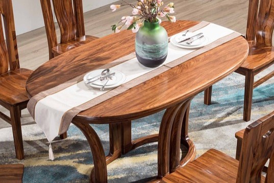Rustic Solid Wood Dining Table
